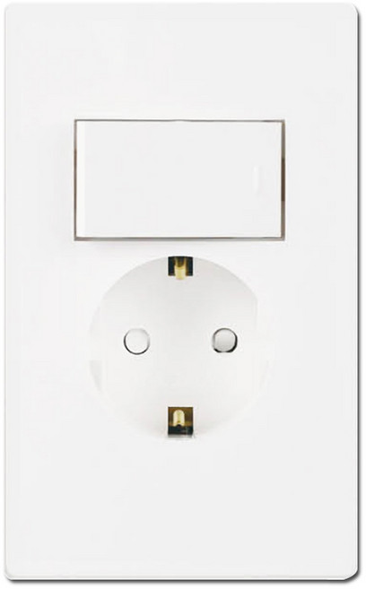 스위치부콘센트 스위치부착콘센트 스위치형콘센트 스위치겸용콘센트, 01 서울산전 스노우 화이트, 1개