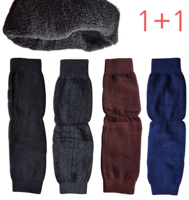 [1+1] 위너리스 기모안감 남녀공용 겨울 방한 보온 레그 토시 다리 무릎워머