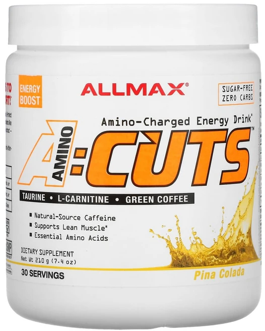 올맥스뉴트리션 ACUTS 아미노 차지드 에너지 드링크 피나 콜라다 210g(7.4oz), 1개, 210g - 쿠팡