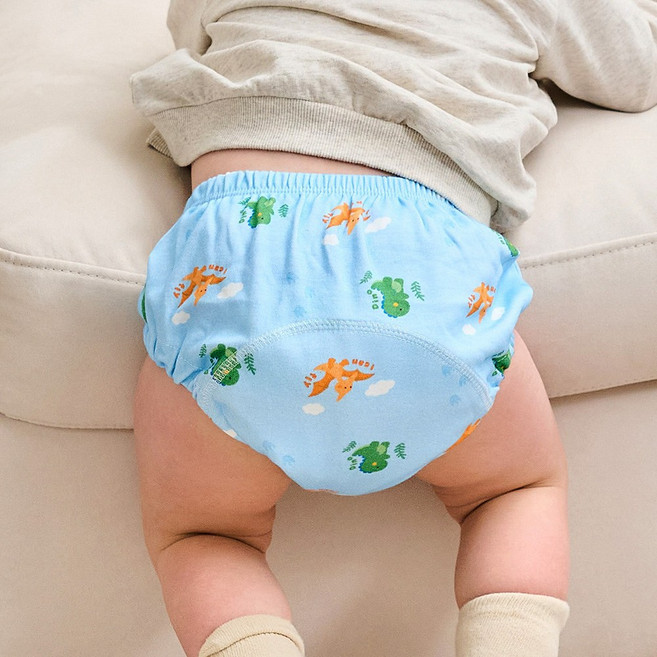 아띠래빗 순면 6중 방수 배변훈련팬티 4P, 다이노, 1세트