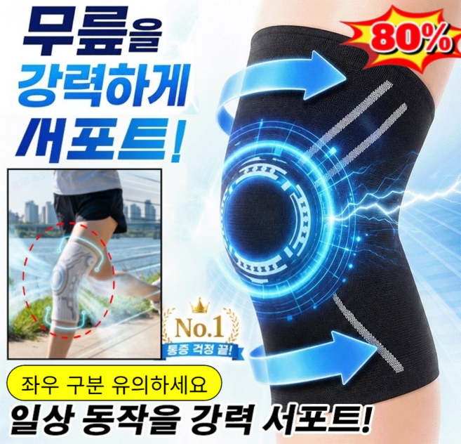 [초특가] 정밀 조절 다이얼식 감압 무릎 보호대 고강도 와이어와 다이얼로 균등하고 미세한 압박조절, 화이트(오른쪽 )