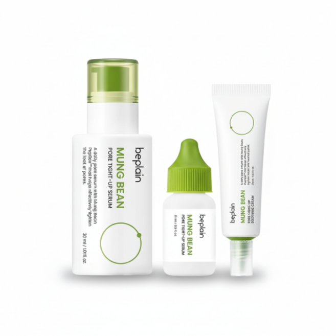 모공입문세럼 비플레인 녹두 모공 타이트업 세럼 30ml +15ml+크림20ml 175385, 1개