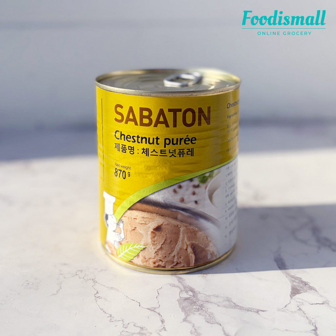사바톤 사바통 체스트넛퓨레 밤퓨레 870g 무가당