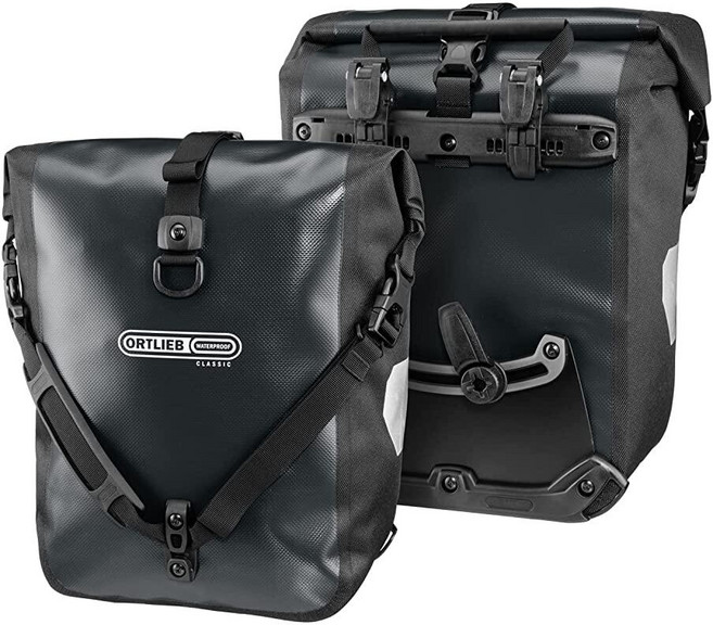 Ortlieb 유니 스포츠 롤러 클래식 백 아스팔트/블랙 30 x 25 x 24cm/12.5리터, Sport Roller 25L 4, 1개