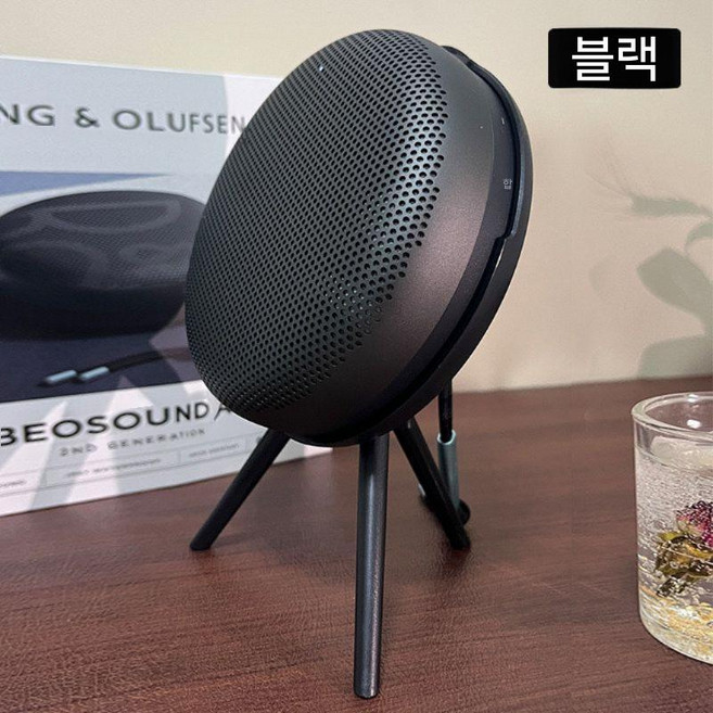 스피커거치대 뱅앤올룹슨 A1 스탠드 거치대전용 블루투스, 상세페이지 참고, 1. 질감 블랙