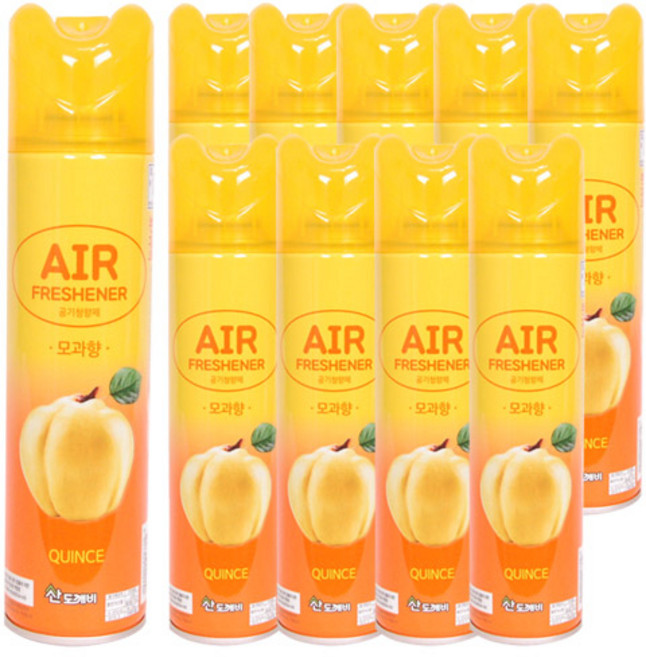 TORIMALL 산도깨비 에어 프레쉬너 모과향, 300ml, 10개