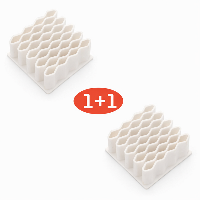 1+1 잘라쓰는 연고정리함 볼펜꽂이, 2개, 화이트