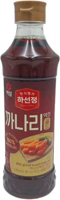 하선정 까나리액젓800g하선정, 800g, 1개