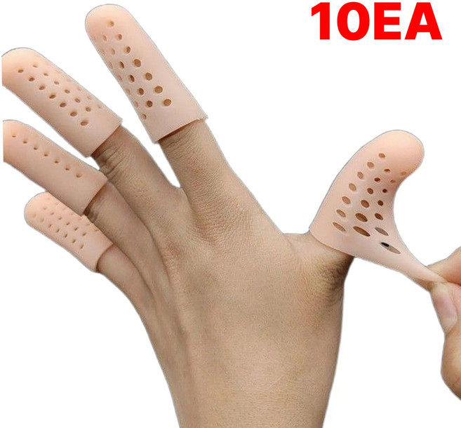 딜라이프 손가락 커버 보호대 실리콘 골무 10P, 10개, 스킨