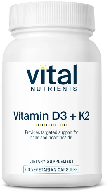 바이탈뉴트리언츠 K2-7 + D3 본 베지테리안 캡슐, 1개, 60정 - 쿠팡
