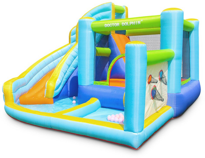 바운스브라더스 3003 커브슬라이드 워터 에어바운스, 1개