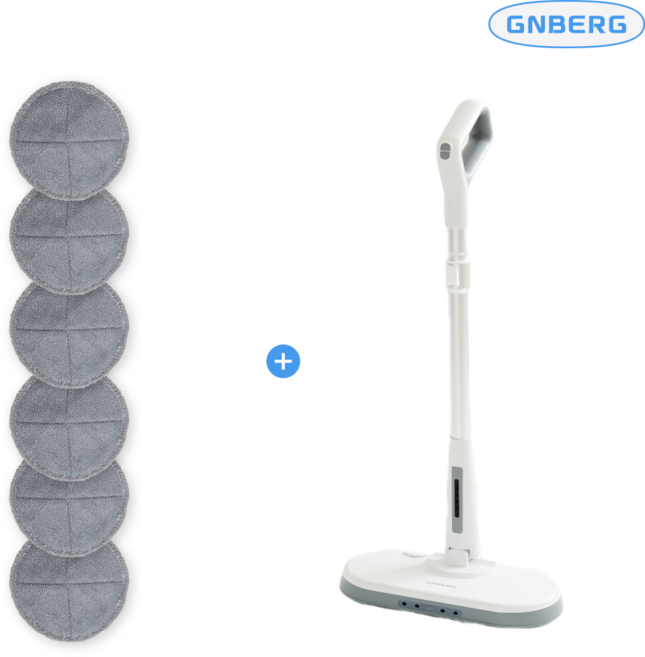 지엔베르그 차이슨 무선 물걸레청소기, 화이트, GN-2000R