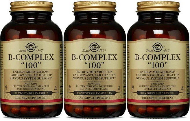 솔가 B-컴플렉스 100 베지터블 캡슐, 100정, 3개 - 쿠팡