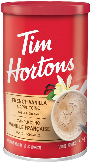 팀 호튼스 인스턴트 카푸치노 Tim Horton's Instant Cappuccino French Vanilla 16 Ounce, 1.4kg, 1개, 프렌치 바닐라