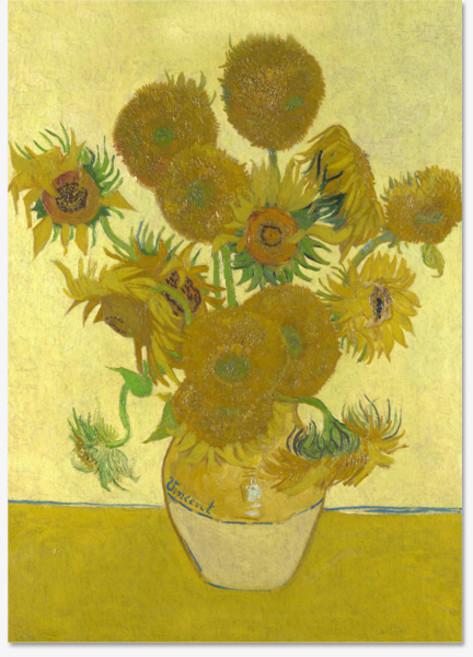 빈센트 반 고흐 펠트 패브릭포스터, FP고흐_18해바라기, A2