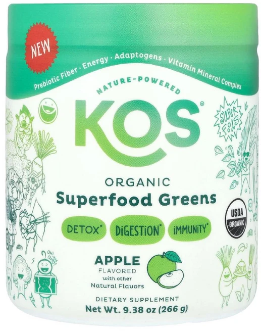 코스 슈퍼 푸드 녹색 채소 사과맛 KOS Superfood green 266g, 1개 - 쿠팡