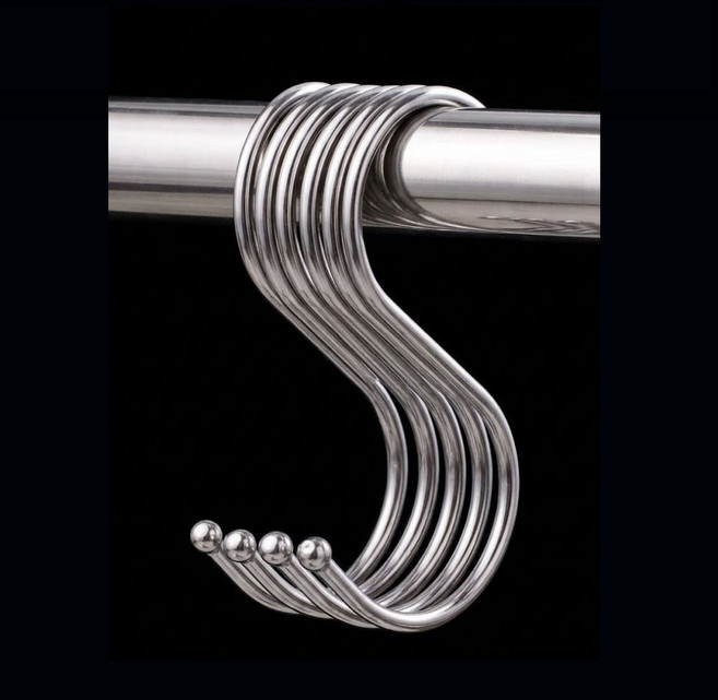 osshop 에스자 s자 고리 30개 다용도 걸이, 중형