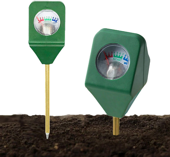 미니 토양 습도 건식 습식 감지 단일 센서 프로브 정원 도구 꽃 잔디 토양 수분 측정기 물 테스트 습도계, 1개