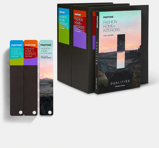 (새상품) PANTONE 팬톤 TPG 컬러 스페시피어 & 컬러 가이드 세트 + 듀얼리티즈 확장팩 (6권) FHIP230C 팬턴 컬러칩 칼라북, 1세트