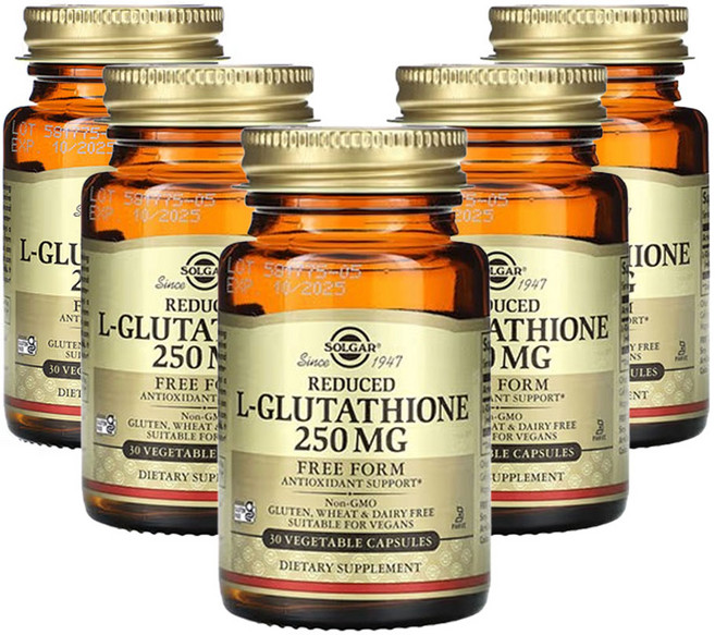 솔가 환원 l-글루타치온 250mg 30베지캡슐, 5개