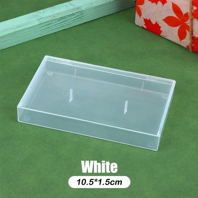 카세트 테이프 투명 보관함 오디오 자석형 녹음 케이스 상자, [검수완료] White10.5x1.5cm, 7. White-10.5x1.5cm, 1) White10.5x1.5cm