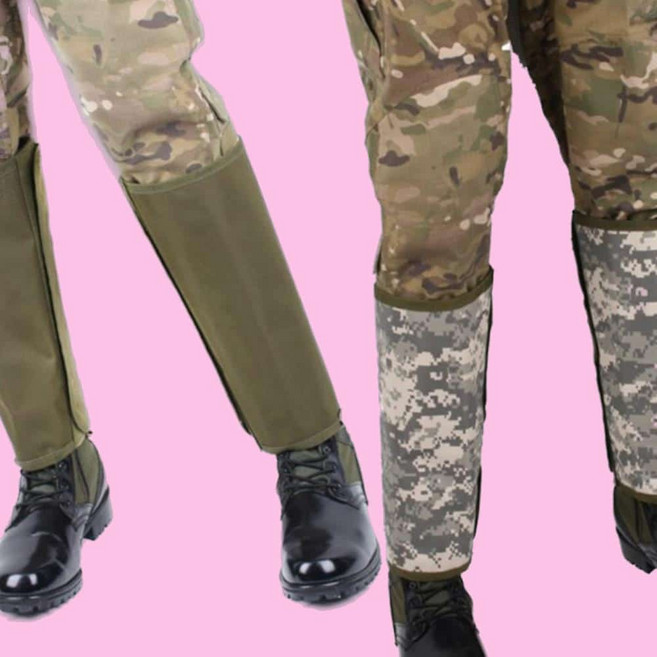 밀리터리 양면 방수 등산 각반 롱 스패츠 코듀라 원단, ACU 산악각반-양면