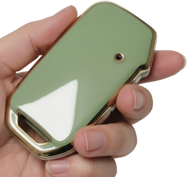 포스워백 K3 K5 K7 K7프리미어 K8 셀토스 스포티지 쏘렌토 니로 모하비 카니발 기아 키케이스, 4버튼, 세이지 그린