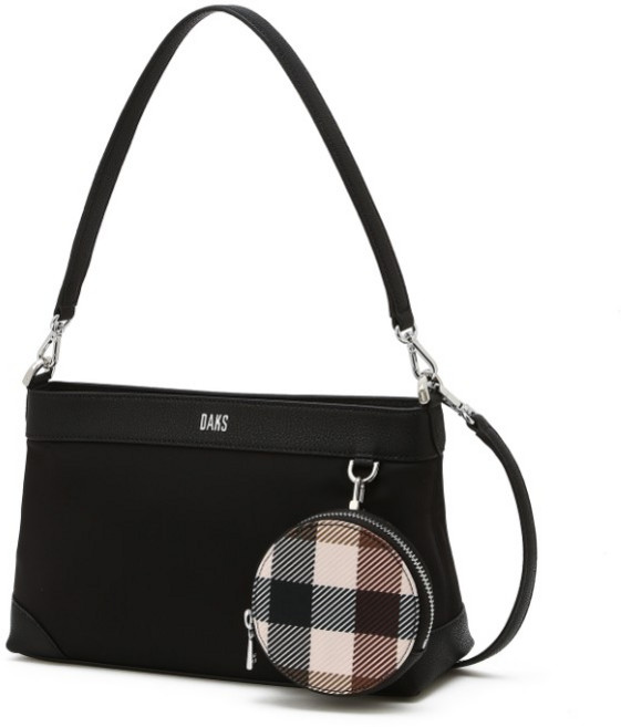 닥스 블랙 로고장식 나일론 숄더백 YMWCBA4F841BK