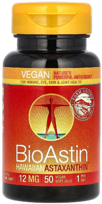뉴트렉스 하와이 바이오아스틴 12mg 50정 아스타잔틴, 1개 - 쿠팡