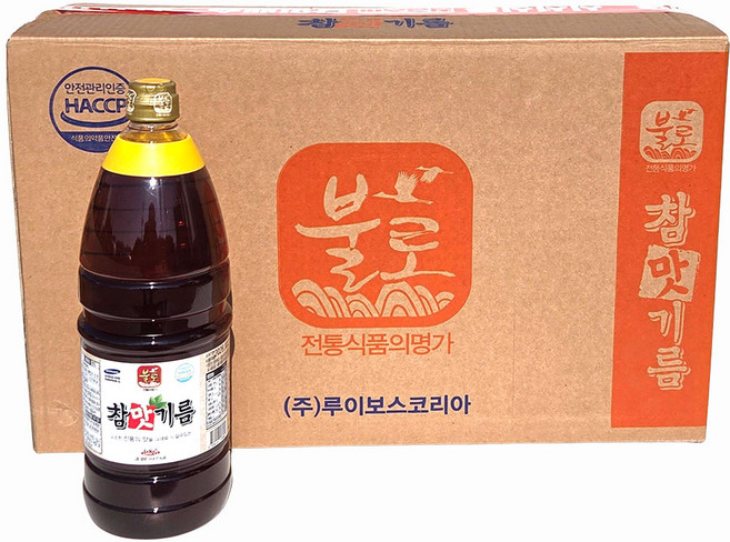 불로 HACCP 참맛기름 업소용 대용량 맛기름 향미유, 1.8L, 10개