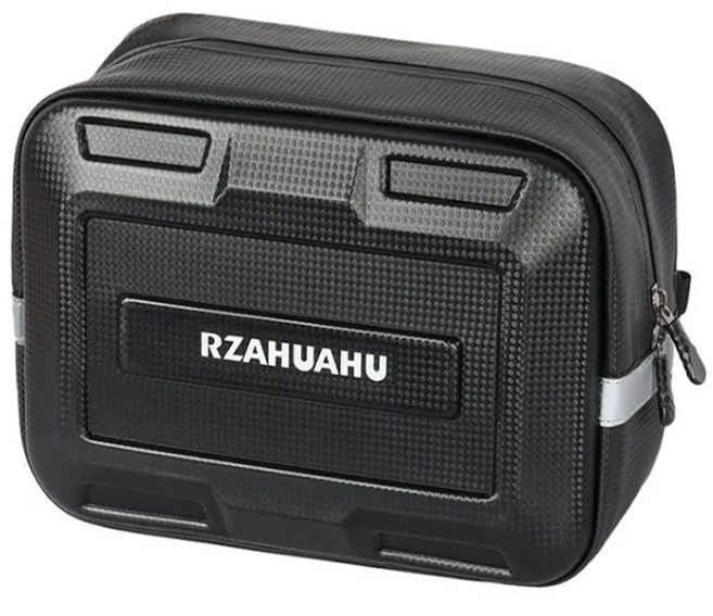 데일리쇼핑 오토바이 하드 사이드백 7L 9L 멀티백 리어백 방수기능 캐리어 모토캠핑 수납, 1개, 블랙