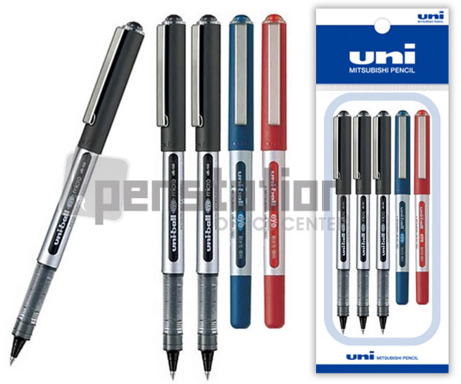 유니볼 아이 UB-150 (흑/청/적) 5개 세트, 0.5mm 블랙3+블루1+레드1 세트