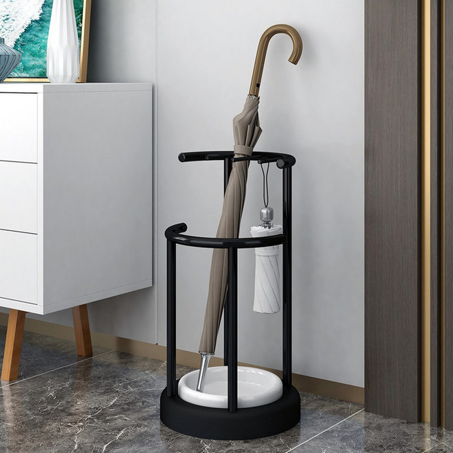 가정용 현관 인테리어 우산꽂이 사무실용 업소용 인테리어우산꽂이, 1개, 블랙