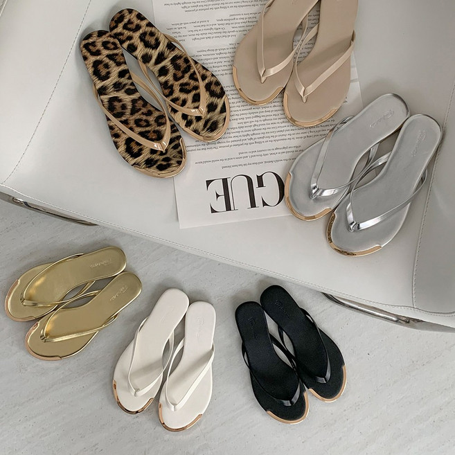 금장 쪼리 슬리퍼 19컬러 여성쪼리 여름슬리퍼 샌들