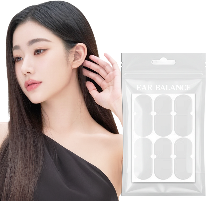 이어밸런스 누운귀 테이프 귀 교정 스티커, 60개, A타입