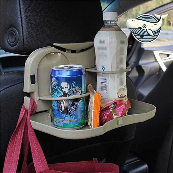 자동차 간이 책상 테이블 차량용 미니 식탁 트레이/차량용테이블/자동차테이블/차량용식탁/차량용트레이/차량뒷자석테이블/자동차식탁/자동차트레이/차량노트북거치대/차량책상/차량용미니테이블, 블랙, 1개