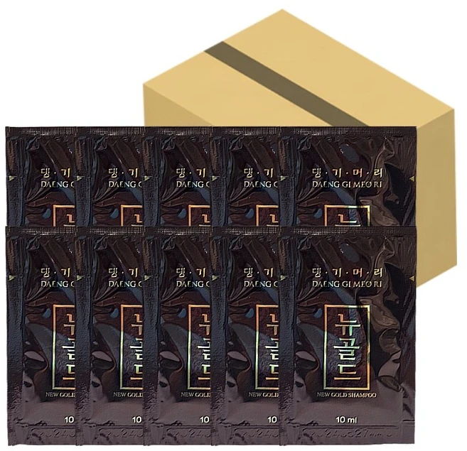 댕기머리 뉴골드 10mlX10개 샴푸, 10ml, 10개 - 쿠팡