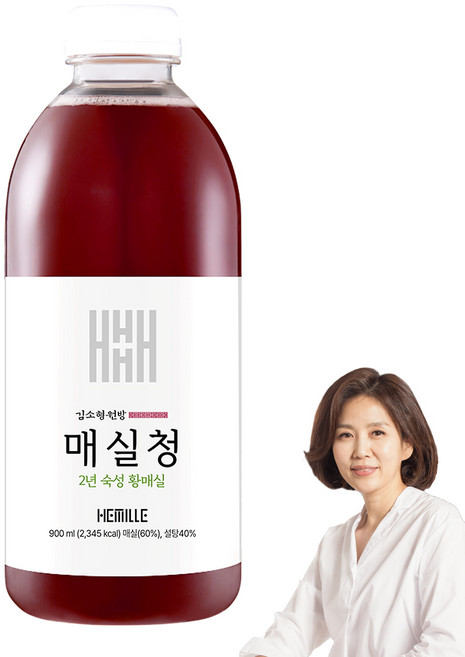 헤밀레 김소형 원방 매실청, 900ml, 1개