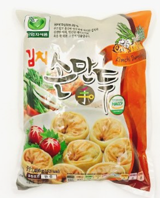 도매 업소용 엄지식품 김치 손만두 1.4Kg 6봉, 6개