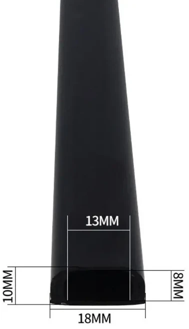 압출 방지 바닥 코드 커버 사각형 내구성 전원 케이블 보호대 자체 접착 익스텐션 와이어링 덕트, White, 1개