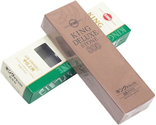 킹 숫돌 칼갈이 800 방 숯돌 칼 가위 연삭 연마 일제 킹스톤 디럭스 800, 1개