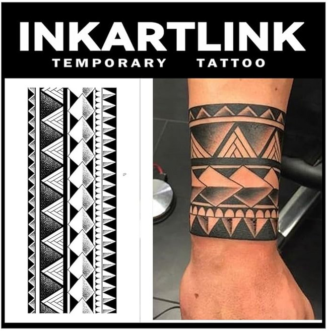 INKARTLINK 2025 제2탄올드 스쿨 시리즈 타투 스티커 2장 2주간 지속되는 세트 타투 자그 타투 문신 스티커 반영구적 남성 여성 귀여워 남녀 모두 사용 가능 졸업식