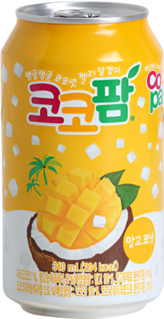 코코팜 망고코넛, 340ml, 5개