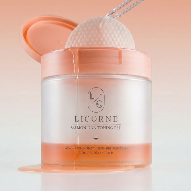 얼굴 각질패드 필링 PDRN 화잘먹패드 각질제거 토닝패드 토너패드, 1개