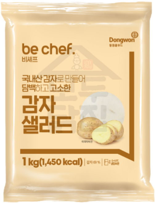 동원 홈푸드 비셰프 감자샐러드 1kg 단백하고 고소한맛, 2개