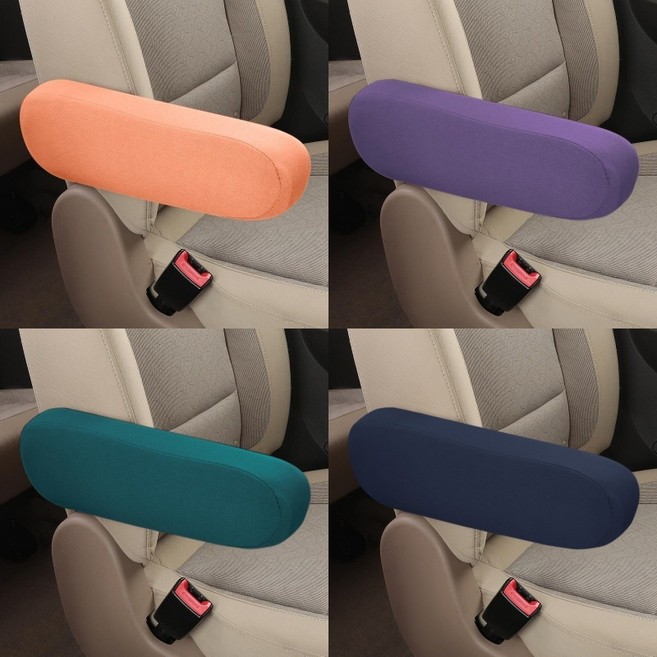 정직카 자동차 팔걸이 커버, 4개, 블랙