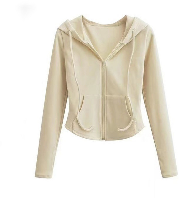 LADYSHARE 韓版經典運動連帽短版外套 女裝 連帽上衣