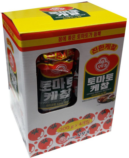 오뚜기케첩 오뚜기 케첩300g X 4입, 4개, 300g