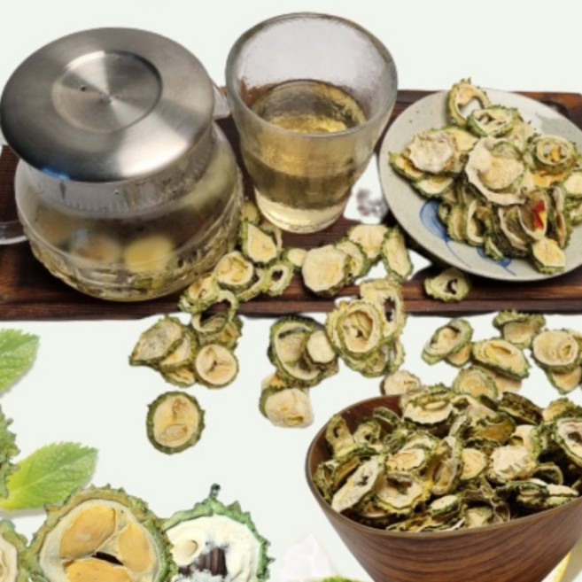 더바른식탁 여주차 100g 국산 여주차 카페인 없는 차 비타민 차 국산 여주, 여주 덖음차 100g 1봉지, 1개입