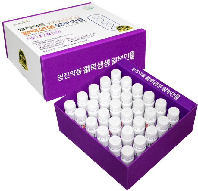 영진약품 활력생생 알부민 골드, 1박스